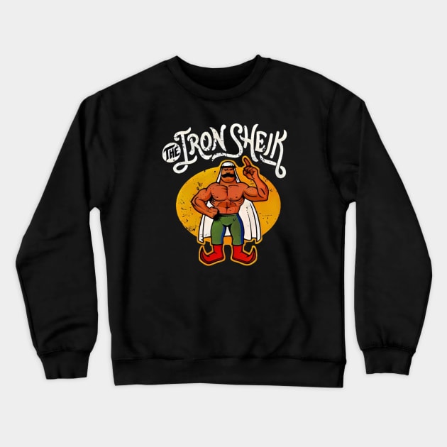 Iron sheik///Vintage for fans Crewneck Sweatshirt by DetikWaktu